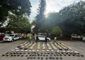 Incautan más de 549 kilos de cocaína en el Pacífico colombiano.