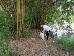 La importancia de conservar los ecosistemas fue resaltada en jornada de limpieza en el humedal Lago Chillicote