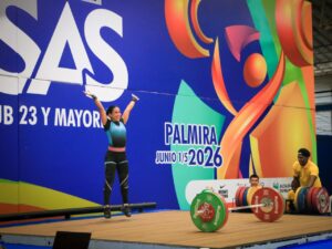 Destacada jornada del Campeonato Nacional de Levantamiento de Pesas en Palmira.