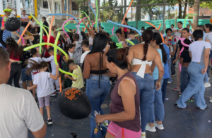 Presidente de la Junta del barrio Progresar destacó la participación comunitaria durante Halloween