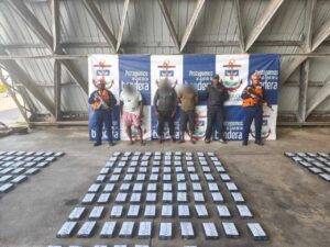 Armada Nacional incautó 1,2 toneladas de cocaína en el Pacífico colombiano